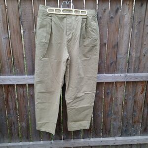Mango MNG Khaki Stretchy Pants Trousers